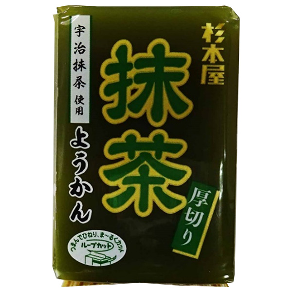 杉本屋製菓 厚切りようかん 抹茶 150g×20個入 メーカー 問屋直送|菓子 羊羹 和菓子 ミニようかん