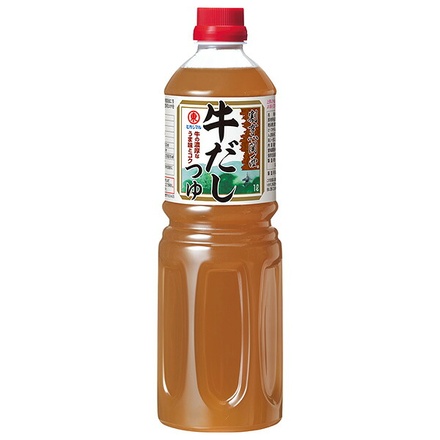 ヒガシマル醤油 割烹関西 牛だしつゆ 1Lペットボトル×6本入|一般食品 調味料 つゆ 牛だし 業務用