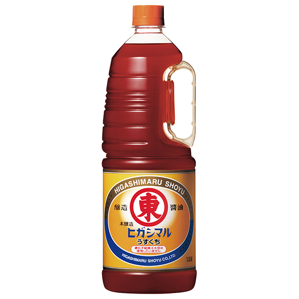 ヒガシマル醤油 うすくちしょうゆ ハンディ 1.8L×6本入|一般食品 調味料 醤油 薄口 淡口 業務用