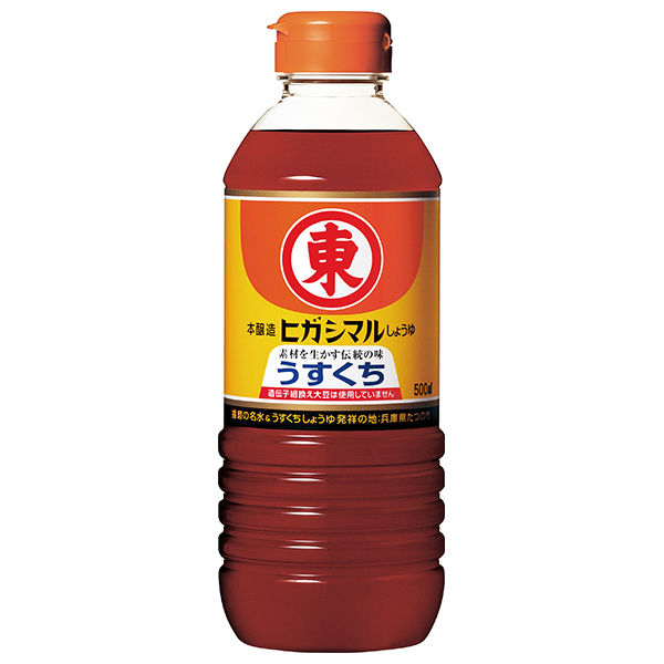 ヒガシマル醤油 うすくちしょうゆ 500mlペットボトル×12本入|一般食品 調味料 醤油 薄口 淡口