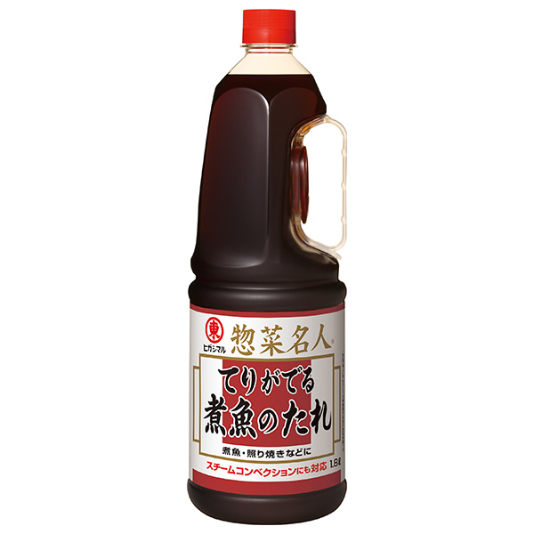 ヒガシマル醤油 てりがでる 煮魚のたれ ハンディ 1.8L×6本入|一般食品 調味料 たれ 業務用