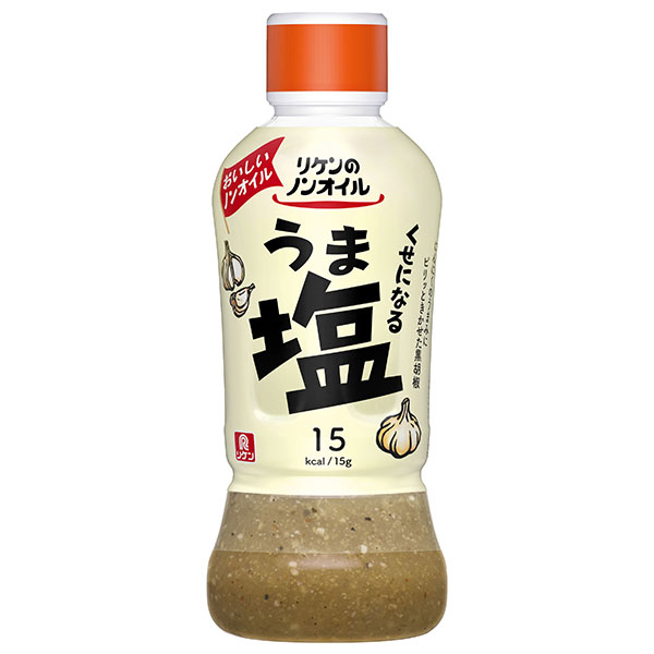 理研ビタミン リケンのノンオイル くせになるうま塩 380mlペットボトル×6本入|調味料 ドレッシング ノンオイル