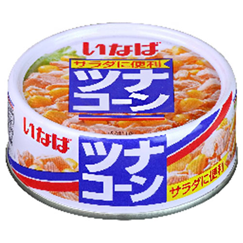 いなば食品 ツナコーン 75g×24個入|一般食品 缶詰・瓶詰 水産物加工品 ツナ カツオフレーク