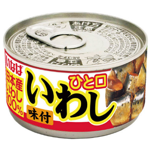 いなば食品 ひと口いわし 味付 115g缶×24個入|一般食品 缶詰 水産物加工品 イワシ 鰯
