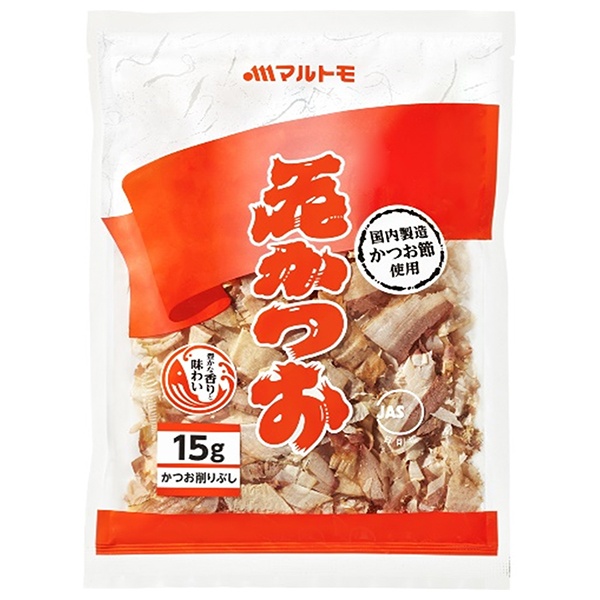 マルトモ 花かつお 15g×10袋入|かつおぶし 食品 鰹節 乾物 だし 薄削り