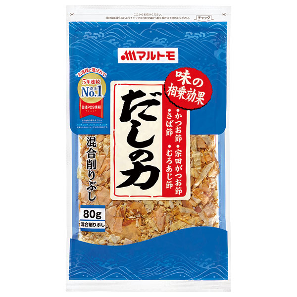 マルトモ だしの力 80g×12袋入|一般食品 乾物 削り節 混合 出汁