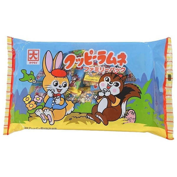 カクダイ製菓 クッピーラムネ ファミリーパック 100g×12袋入|ラムネ ラムネ菓子 クッピーラムネ お菓子