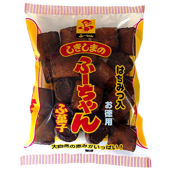 敷島産業 しきしまの徳用ふーちゃん 135g×10袋入|お菓子 駄菓子 ふ菓子 はちみつ入 麩菓子