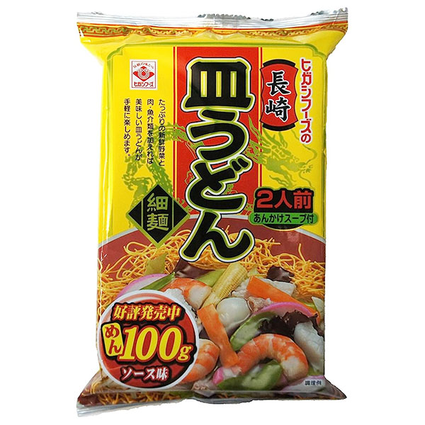ヒガシマル 長崎皿うどん 120.8g×20袋入|一般食品 即席 皿うどん 中華麺 揚げめん