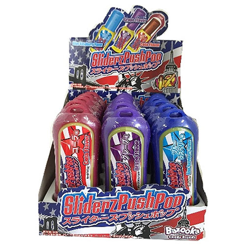 トップス スライダーズプッシュポップ 14g×15個入|お菓子 飴・キャンディ