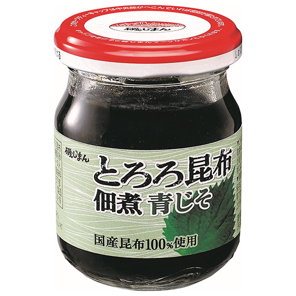 磯じまん とろろ昆布 佃煮青じそ 90g瓶×12個入|佃煮 瓶 ごはんのおとも とろろ昆布