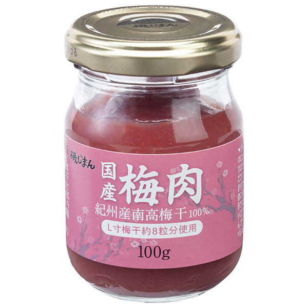 磯じまん 国産梅肉 100g瓶×12個入×(2ケース)|一般食品 瓶 ごはんのおとも 梅肉の裏ごし 梅ペースト