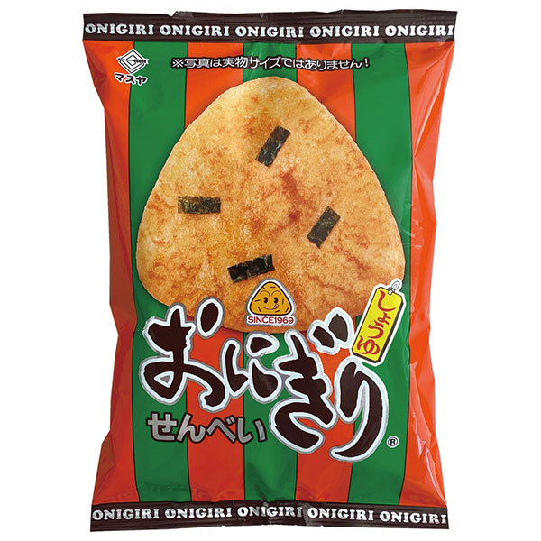マスヤ おにぎりせんべい 65g×20袋入|お菓子 おつまみ・せんべい 袋 米菓 醤油 しょうゆ
