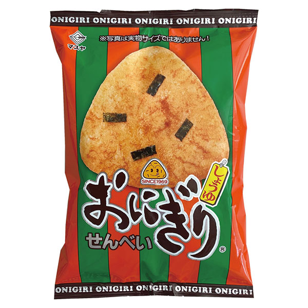 マスヤ おにぎりせんべい 65g×20袋入 メーカー 問屋直送|お菓子 おつまみ・せんべい 袋 米菓 醤油 しょうゆ