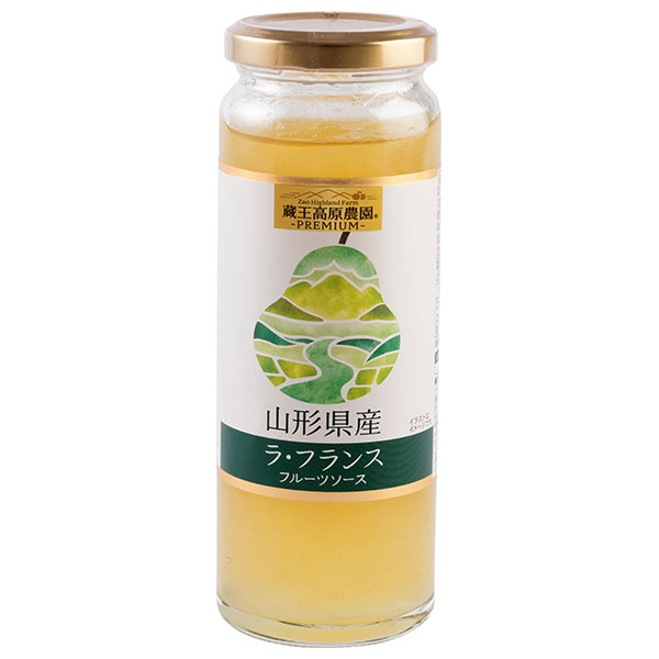 和歌山産業 蔵王高原農園PREMIUM 山形県産 ラ・フランスフルーツソース 215g×12本入|調味料 フルーツ ソース 果物 ラフランス
