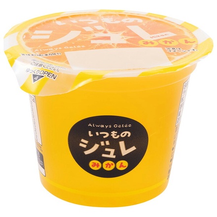 和歌山産業 いつものジュレ みかん 135g×12個入|お菓子 おやつ みかん オレンジ 果汁 ゼリー 果肉 デザート 蔵王高原農園 果肉入り