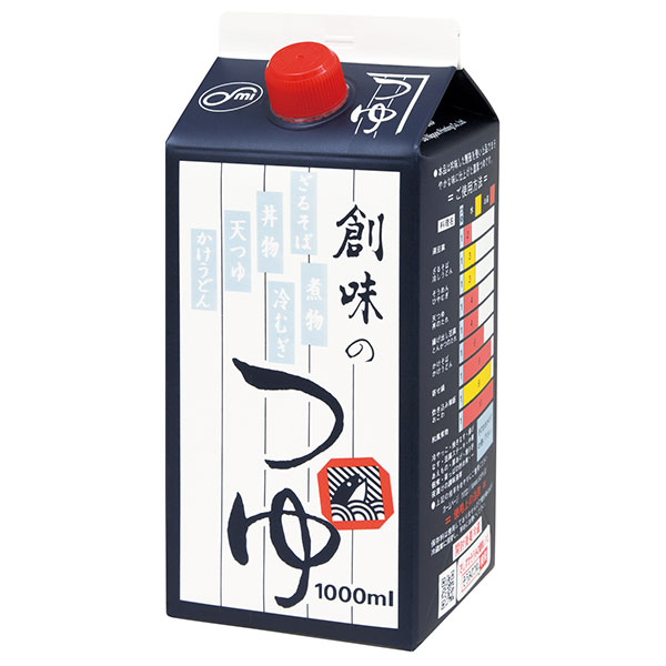 創味食品 創味のつゆ 1000ml紙パック×6本入|一般食品 調味料 つゆ 希釈用 1000ml めんつゆ