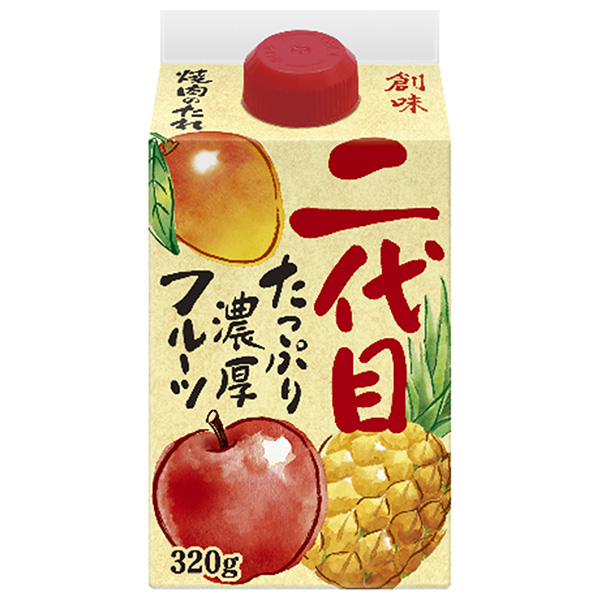 創味食品 創味 焼肉のたれ二代目 320g紙パック×6本入|一般食品 調味料 紙パック 創味 たれ