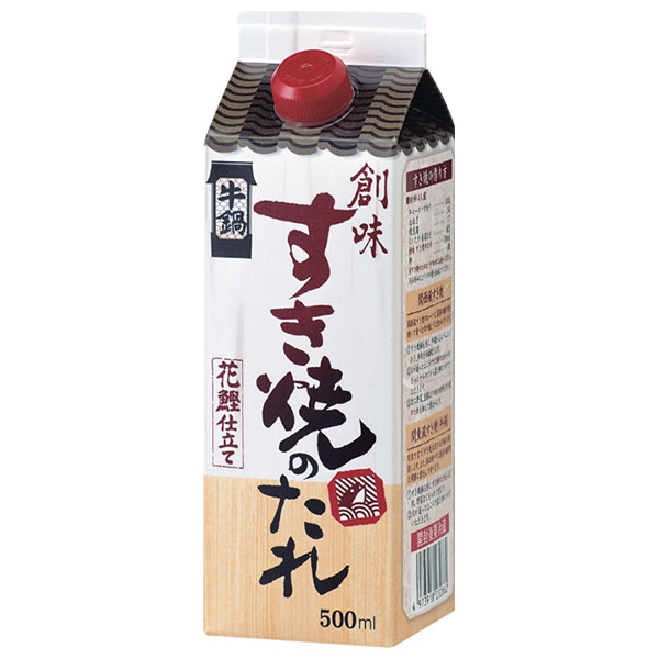 創味食品 創味 すき焼きのたれ 500ml紙パック×6本入×(2ケース)|一般食品 調味料 すき焼き たれ