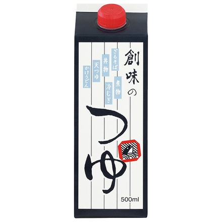 創味食品 創味のつゆ 500ml紙パック×6本入|一般食品 調味料 つゆ 希釈用 めんつゆ 500ml紙パック
