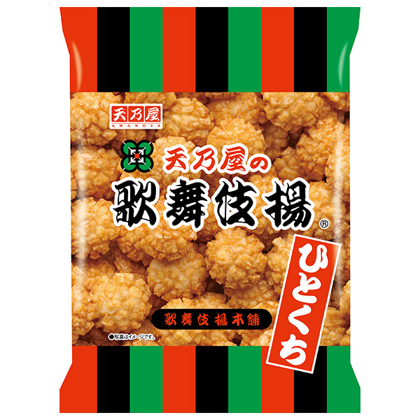 天乃屋 ひとくち歌舞伎揚 61g×12袋入|お菓子 おつまみ せんべい 揚げせんべい かぶきあげ