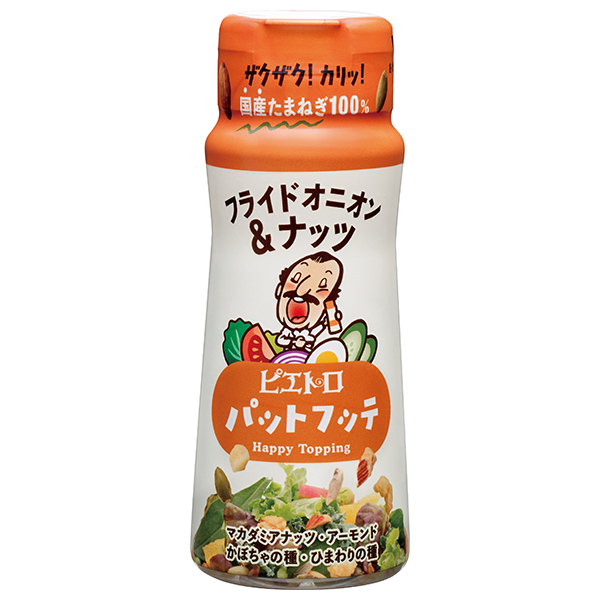ピエトロ PATFUTTE フライドオニオン&ナッツ 70gペットボトル×6本入|一般食品 調味料 トッピング 玉葱 玉ねぎ
