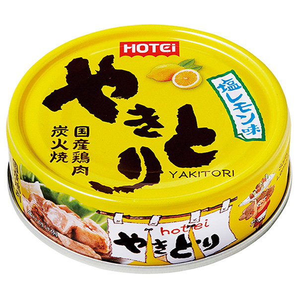 ホテイフーズ やきとり 塩レモン味 70g×24個入|缶詰 缶 やきとり おかず レモン 保存食