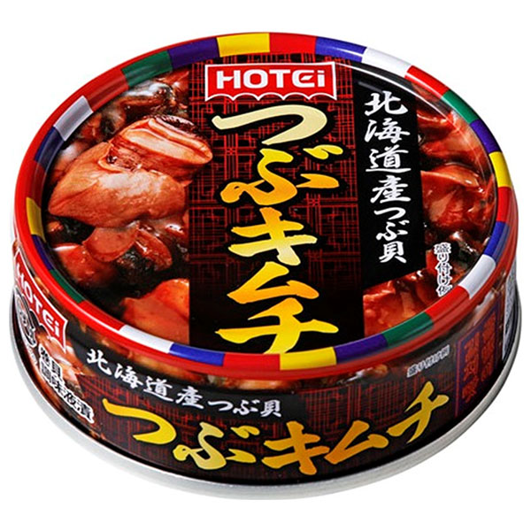 ホテイフーズ つぶキムチ 60g×24個入|缶詰 缶 貝 おかず つぶ貝 かい