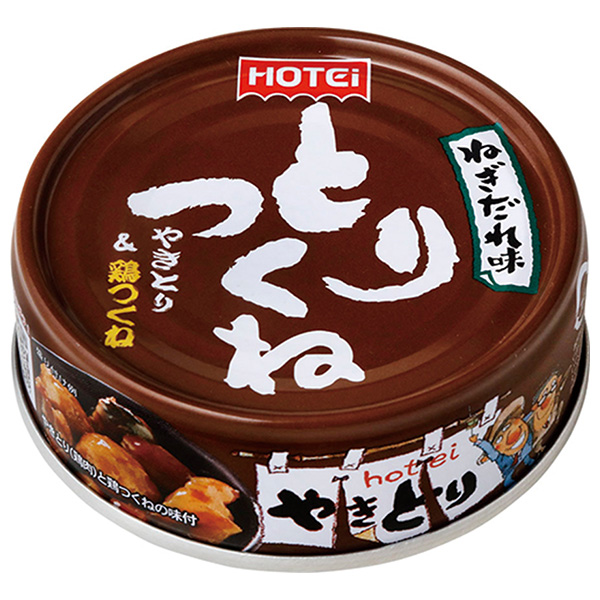 ホテイフーズ とりつくね ねぎだれ味 70g×24個入×(2ケース)|缶詰 缶 やきとり おかず 保存食 惣菜