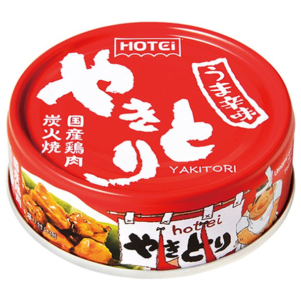 ホテイフーズ やきとり うま辛味 75g×24個入×(2ケース)|缶詰 缶 やきとり おかず 保存食 惣菜