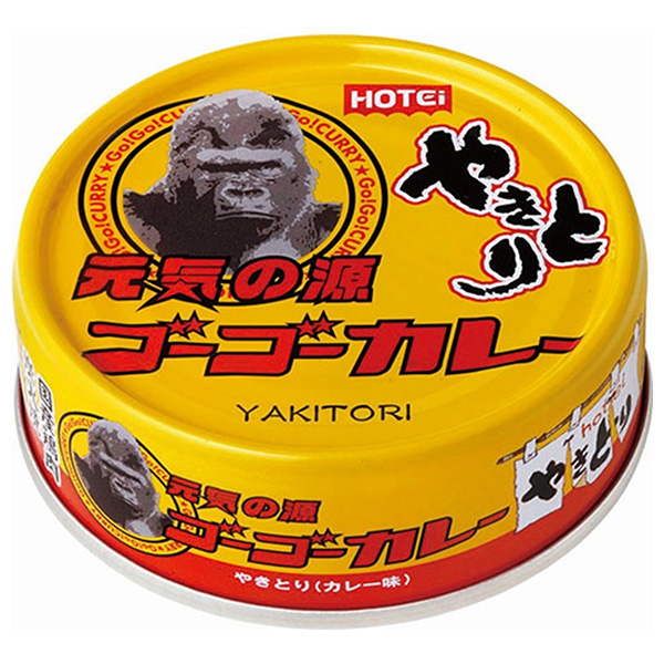 ホテイフーズ やきとり ゴーゴーカレー味 70g×24個入×(2ケース)|缶詰 缶 やきとり おかず 保存食 惣菜