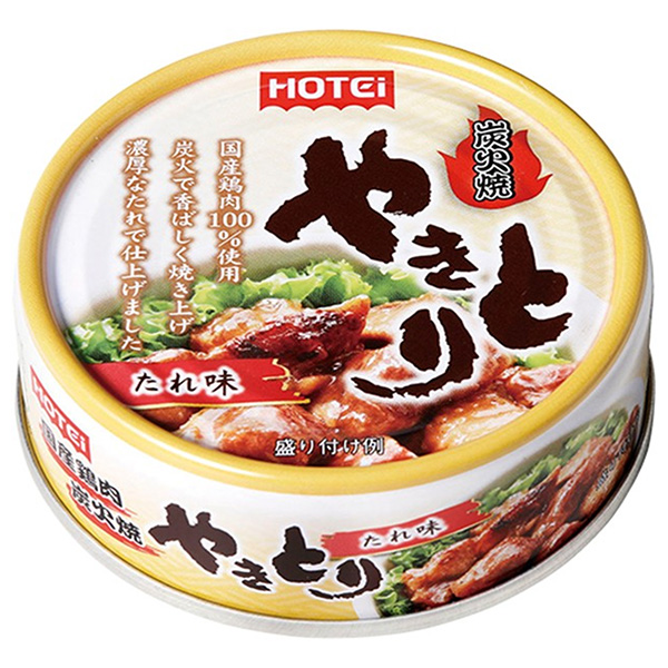 ホテイフーズ やきとり たれ味S 60g×24個入×(2ケース)|缶詰 缶 焼鳥 焼き鳥 焼きとり おかず 惣菜