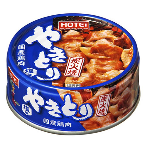 ホテイフーズ やきとり 塩味 75g×24個入×(2ケース)|缶詰 缶 やきとり おかず
