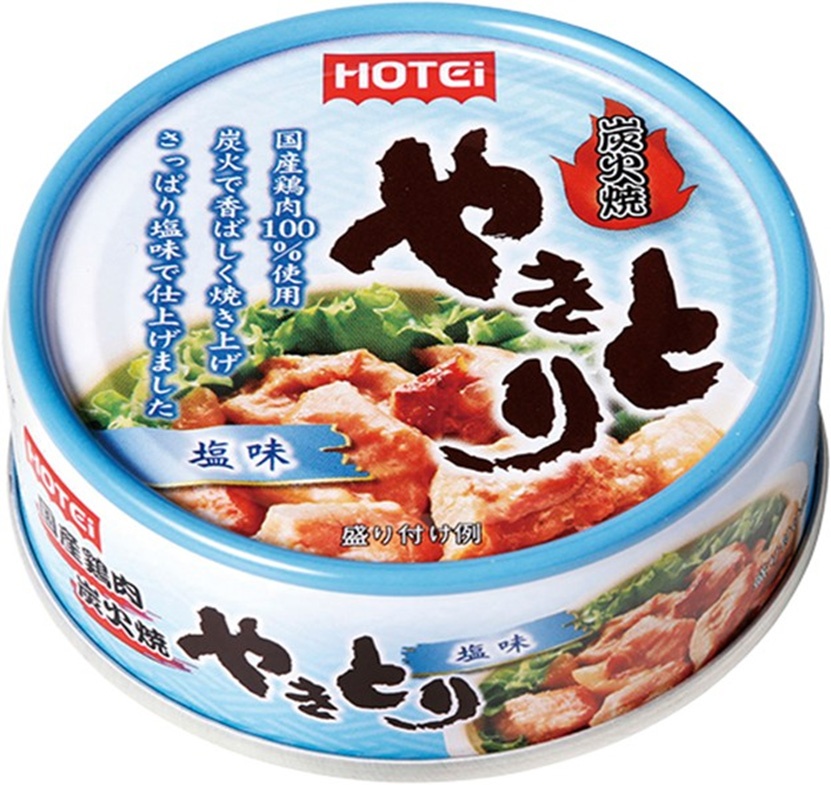 ホテイフーズ やきとり 塩味S 60g×24個入×(2ケース)|缶詰 缶 やきとり おかず 保存食 惣菜
