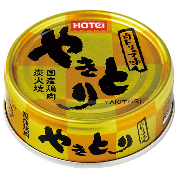 ホテイフーズ やきとり 白トリュフ味 70g×24個入×(2ケース)|缶詰 缶 やきとり おかず 惣菜 レトルト