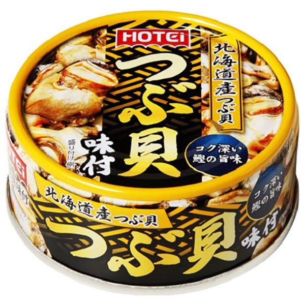 ホテイフーズ つぶ貝 味付 90g×24個入|缶詰 缶 貝 おかず つぶ貝 かい