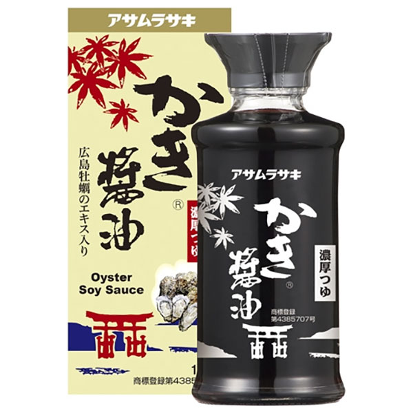 アサムラサキ かき醤油卓上用 化粧箱入り 150ml×20本入|調味料 しょうゆ