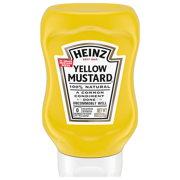 ハインツ イエローマスタード 逆さボトル 226g×12本入|からし 香辛料 調味料 HEINZ