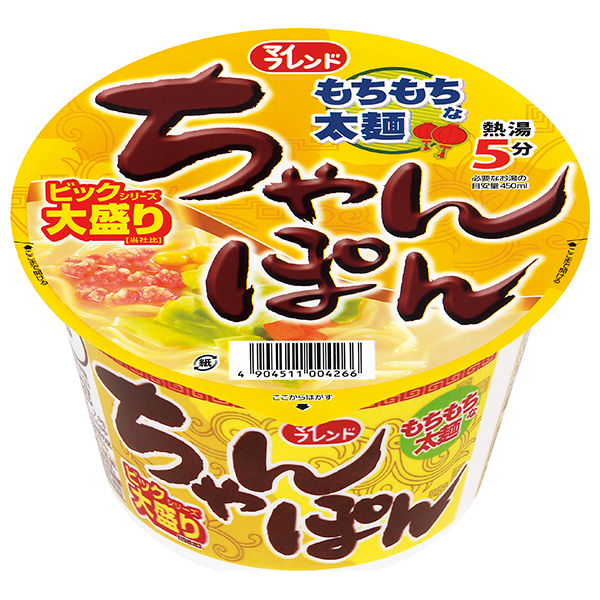 大黒食品工業 マイフレンド ビック ちゃんぽん 105g×12個入|インスタント カップ麺 ラーメン ちゃんぽん