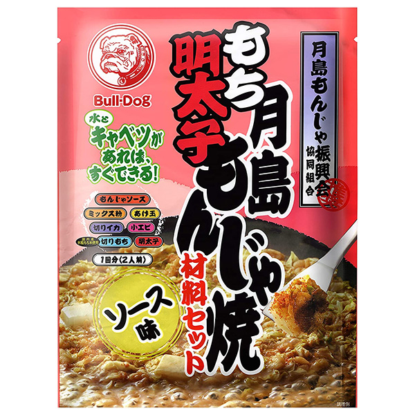 ブルドッグソース 月島もち明太子もんじゃ ソース味 106g×5袋入|ミックス粉 もんじゃ粉 ソース