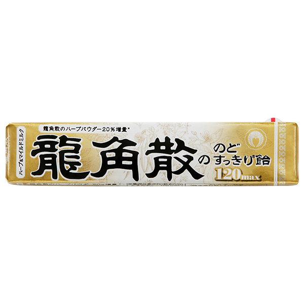 龍角散 龍角散ののどすっきり飴 120maxスティック 10粒×10個入|飴 のど飴 ハーブパウダー配合 ハーブエキス配合
