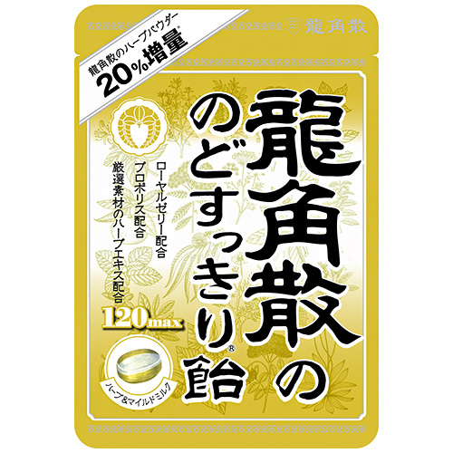 ネコポス 龍角散 龍角散ののどすっきり飴 120max 88g×6袋入| 全国飴 のど飴 ハーブパウダー配合 ハーブエキス配合