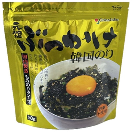オリオンジャコー ぶっかけ韓国もみのり 50g×24袋入|乾物 味付のり 海苔 韓国のり ふりかけ ごはん おつまみ アレンジ 使い方 通販