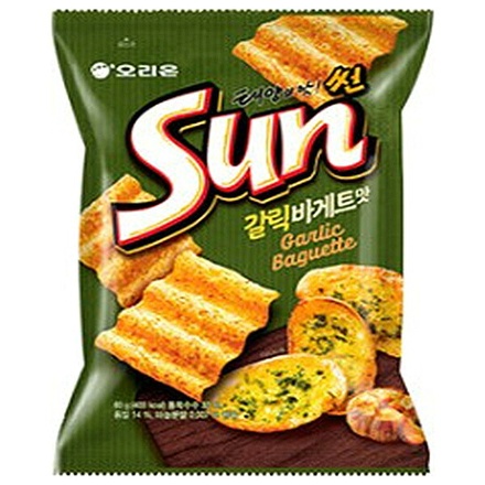 オリオンジャコー オリオン サンチップ ガーリックバゲット味 80g×12袋入|オリオン サンチップ スナック菓子 韓国 お菓子 ガーリック バゲット 美味しい おつまみ
