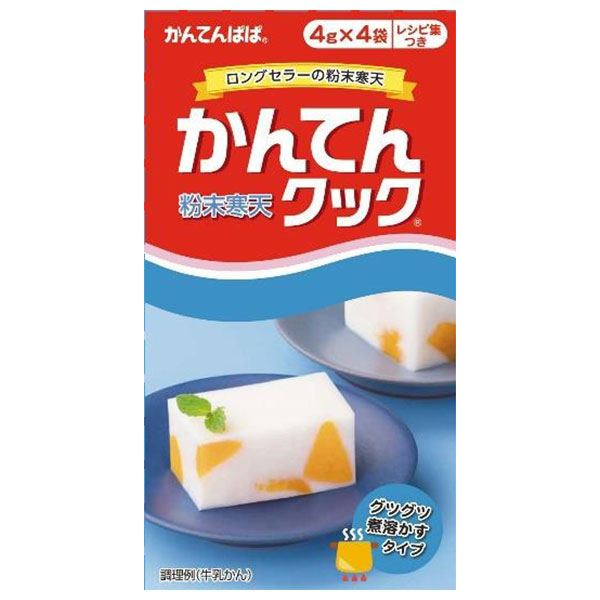 伊那食品工業 カンテンパパ 寒天クック 4g×4×10個入|インスタント 即席 寒天 粉末