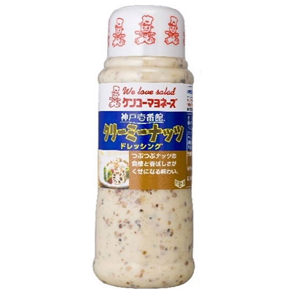 ケンコーマヨネーズ 神戸壱番館 クリーミーナッツドレッシング 300ml×12本入|調味料 ドレッシング ナッツ