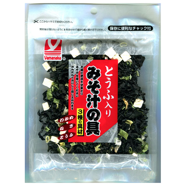 ヤマナカフーズ とうふ入り みそ汁の具 30g×10袋入|乾物 わかめ ねぎ とうふ 惣菜 具材