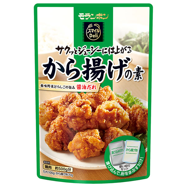 モランボン スマイルDeli から揚げの素 170g×10袋入|調味料 料理の素 惣菜