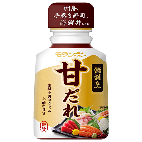 モランボン 鮨割烹 甘だれ 180g×10本入|調味料 料理の素 たれ 刺身用 手巻き 海鮮丼