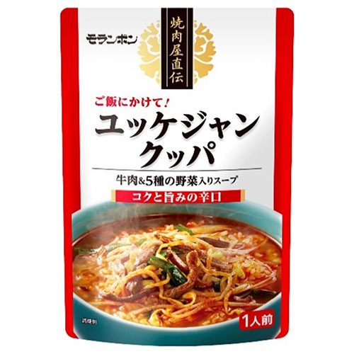 モランボン 焼肉屋直伝 ユッケジャンクッパ 350g×6袋入|調味料 韓国料理 辛口 雑炊